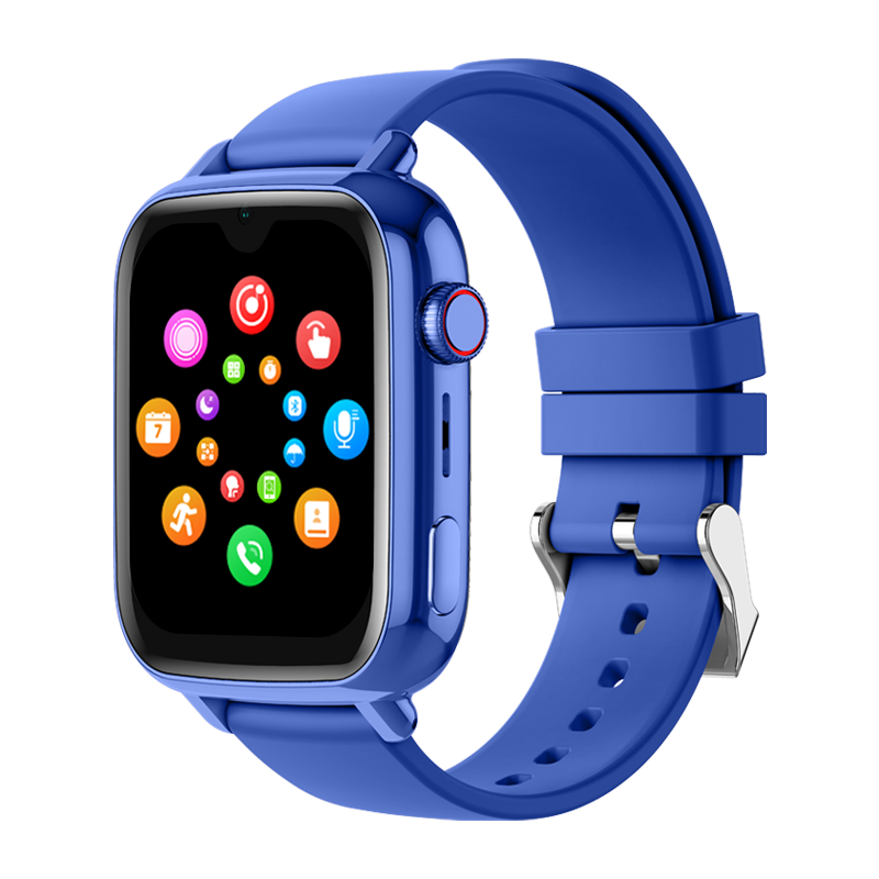 Ceas Smartwatch GPS Copii Cu Localizare Si Telefon Techone TrackMe KT34, Albastru Ceas Smartwatch GPS Copii Cu Localizare Si Telefon Techone TrackMe KT34, Albastru